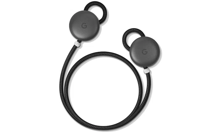 The loops make it easy to secure your Pixel Buds whether they're in your ears or around your neck.