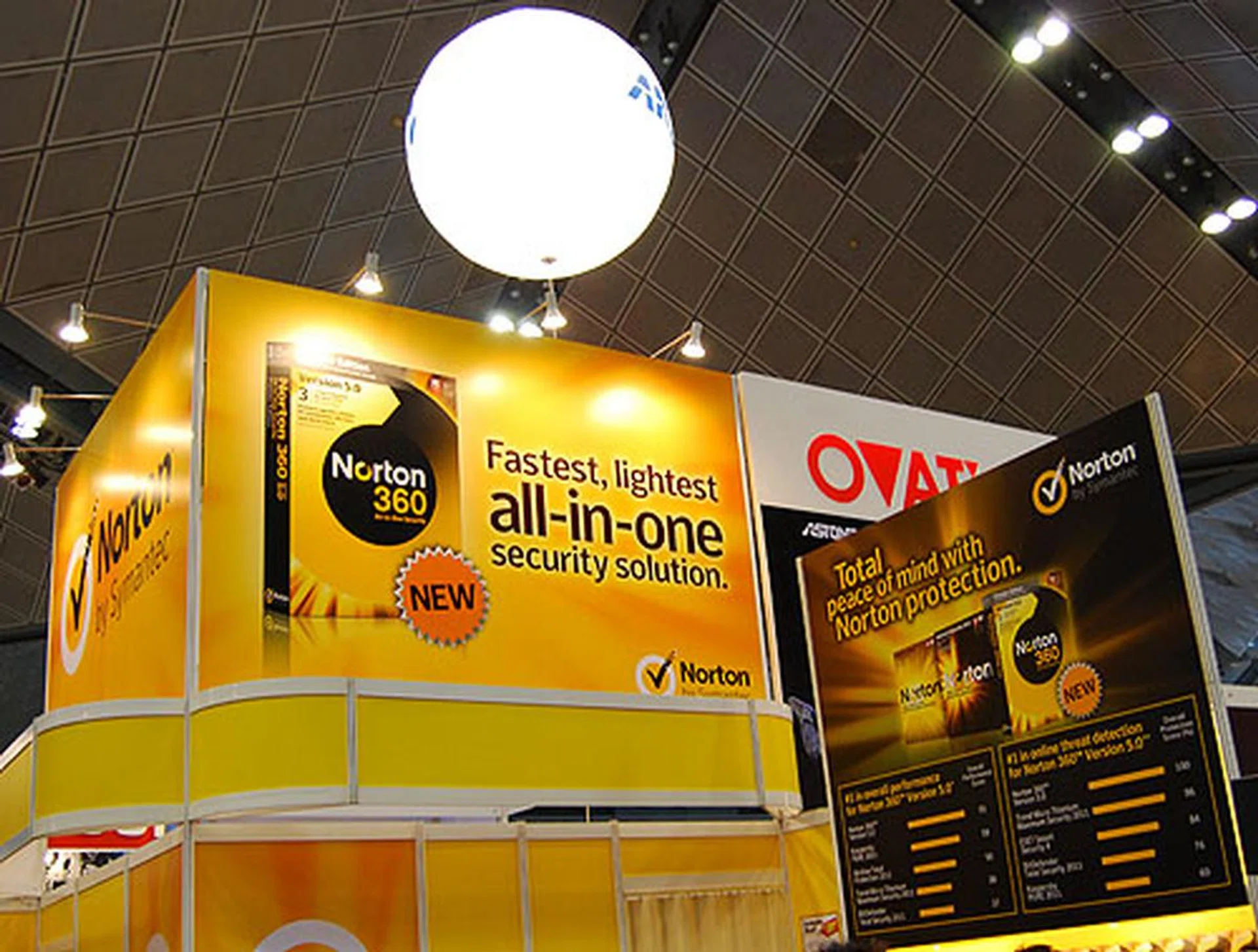 You can't miss one of the biggest security software vendors around, Norton by Symantec. 