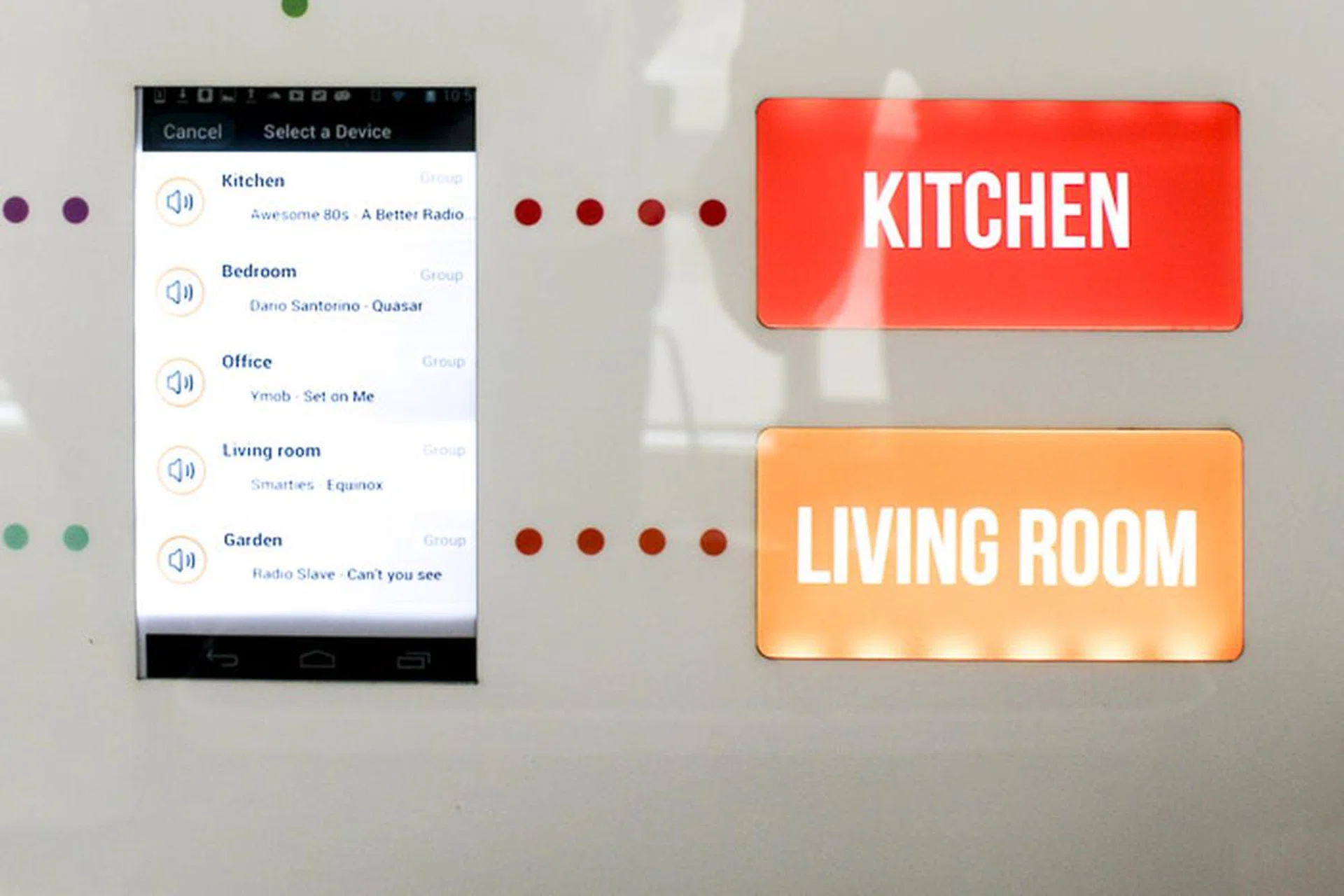 The idea is to eventually control all your appliances through AllPlay.