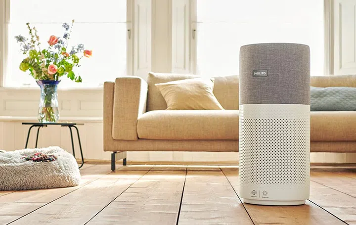 The Philips 3000i air purifier is about 65cm tall. (Image: Philips.)