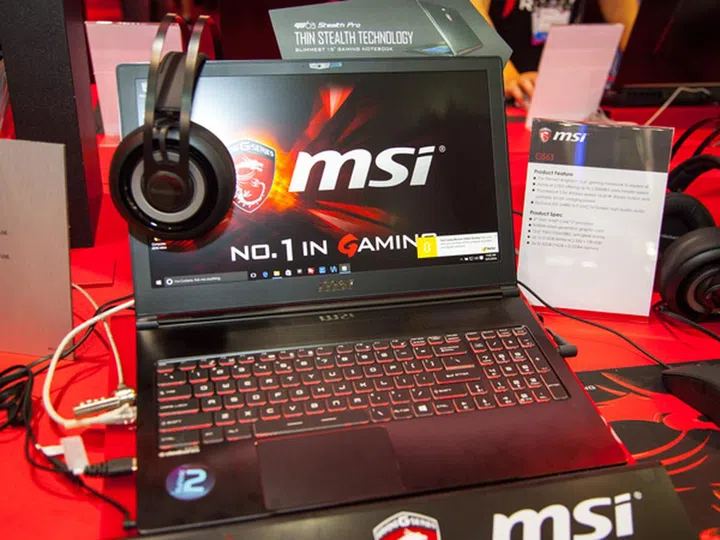 The new MSI GS63 is a 15.6-inch gaming notebook that is the thinnest and lightest of its class. It comes with similar features as the GS73 and it's also slated for an upgrade to the next generation NVIDIA mobile graphics GPU.
