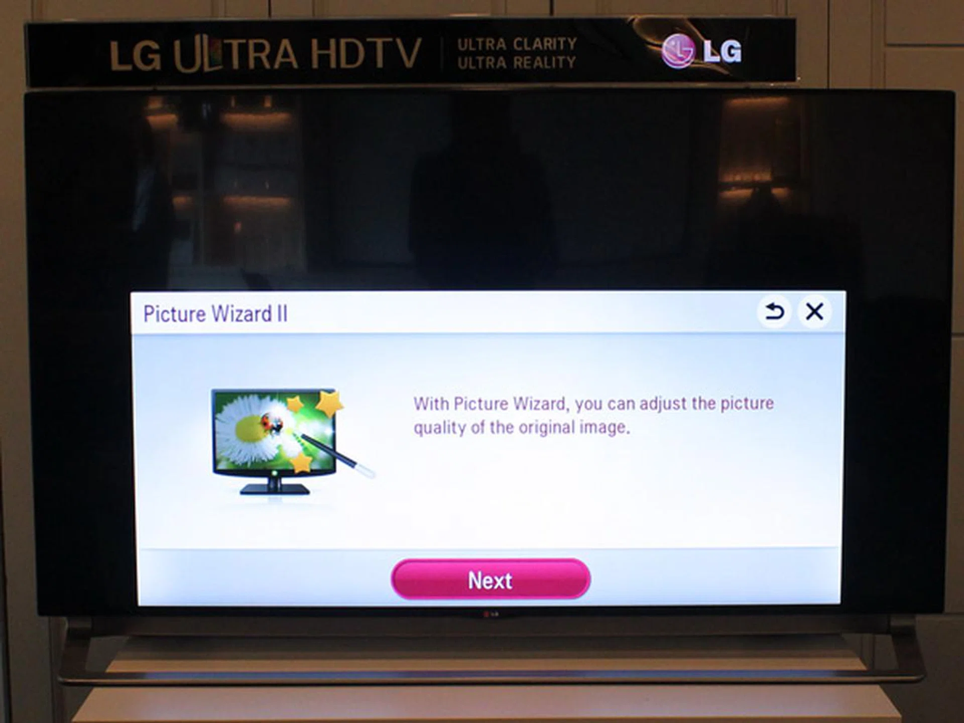 Picture Wizard II features can be used to calibrate the 65LA9700 easily.