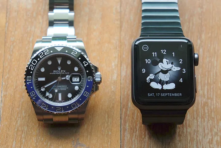 Apple surpassed Rolex to be the number one watch brand in the world.