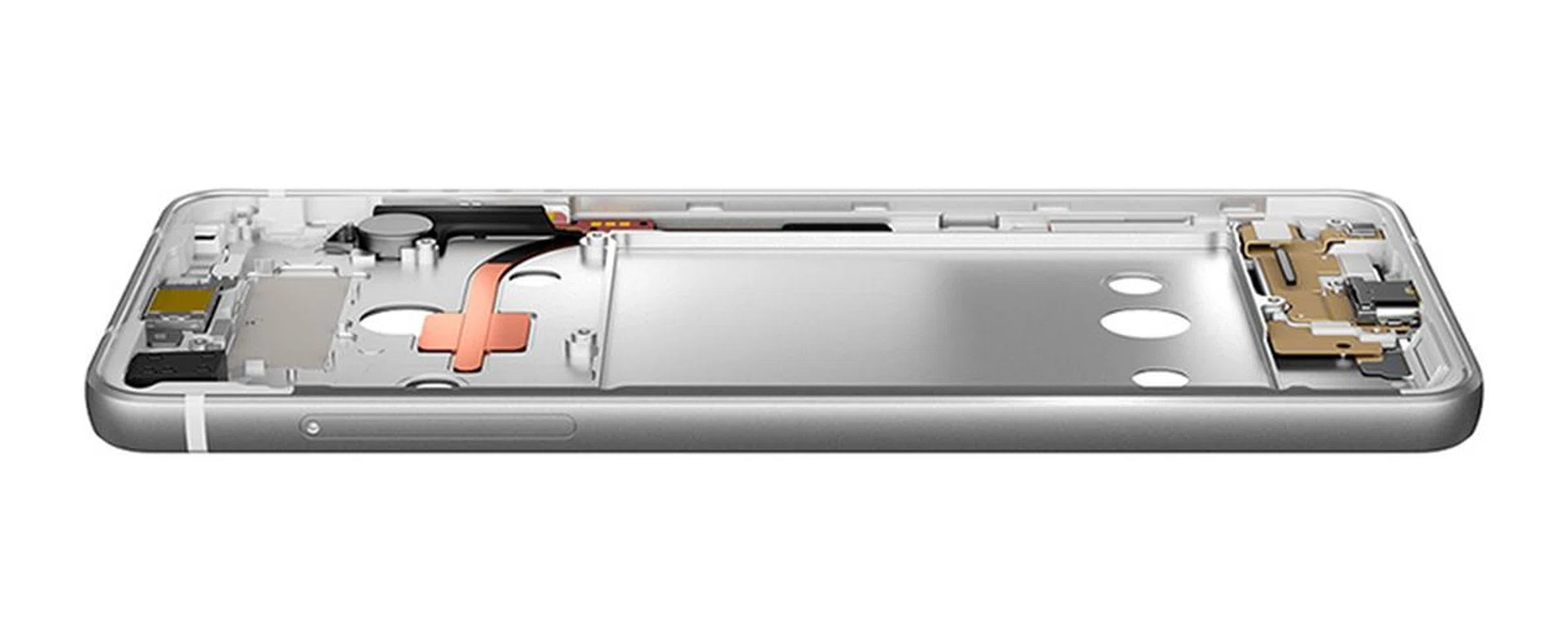 The G6 is LG’s first phone to come with a heat pipe to dissipate heat. Image source: LG.