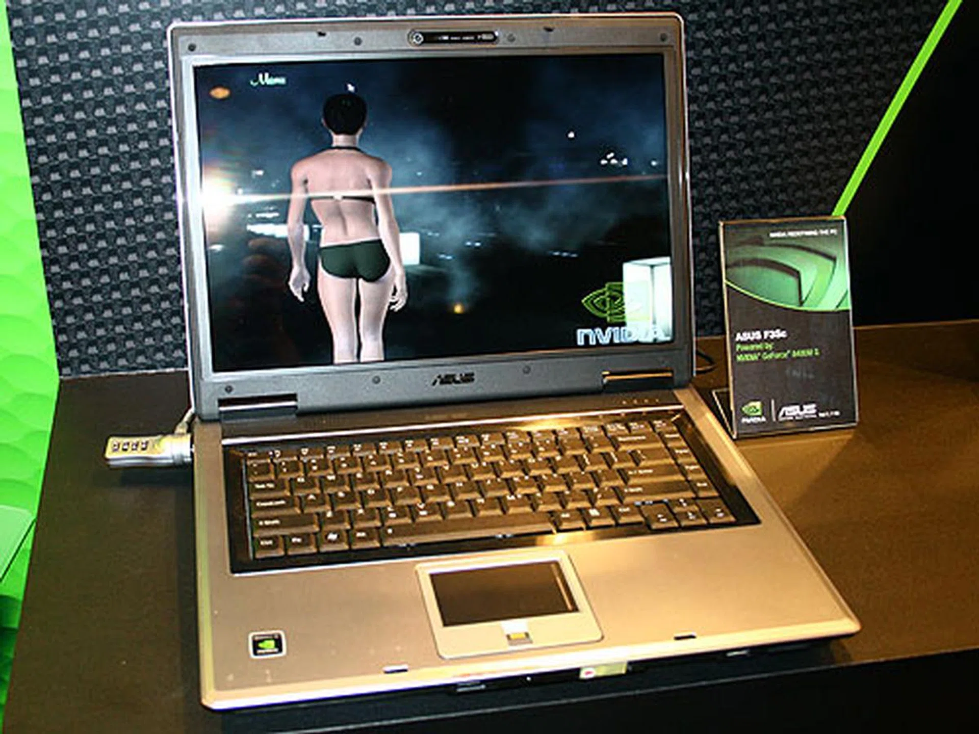  Yet another notebook from ASUS, the F3Sc, is based on the GeForce 8400M G.  