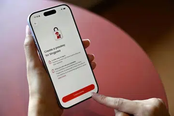 Singpass passkey