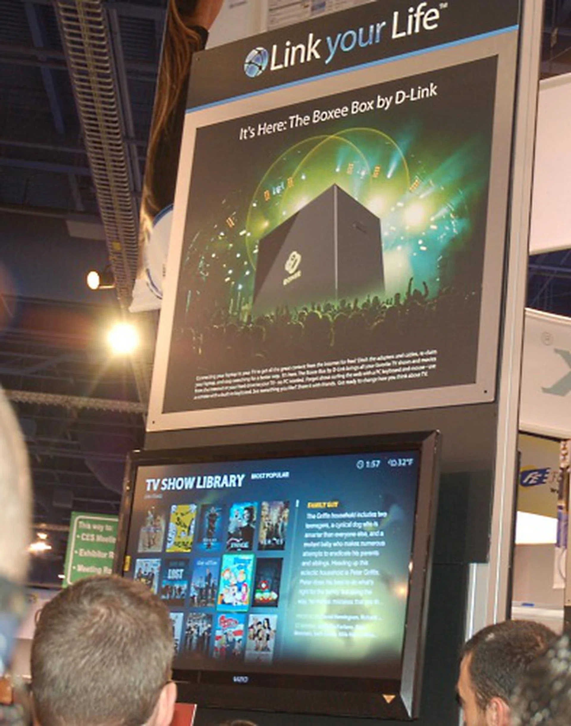 And here is the Boxee Box and a glimpse of its rather polished interface. That's before we found out that Boxee is a software application that's free for download and is in essential a media organizer that draws on sources like the internet, your hard drive and your network drives to create an unified interface for your media.