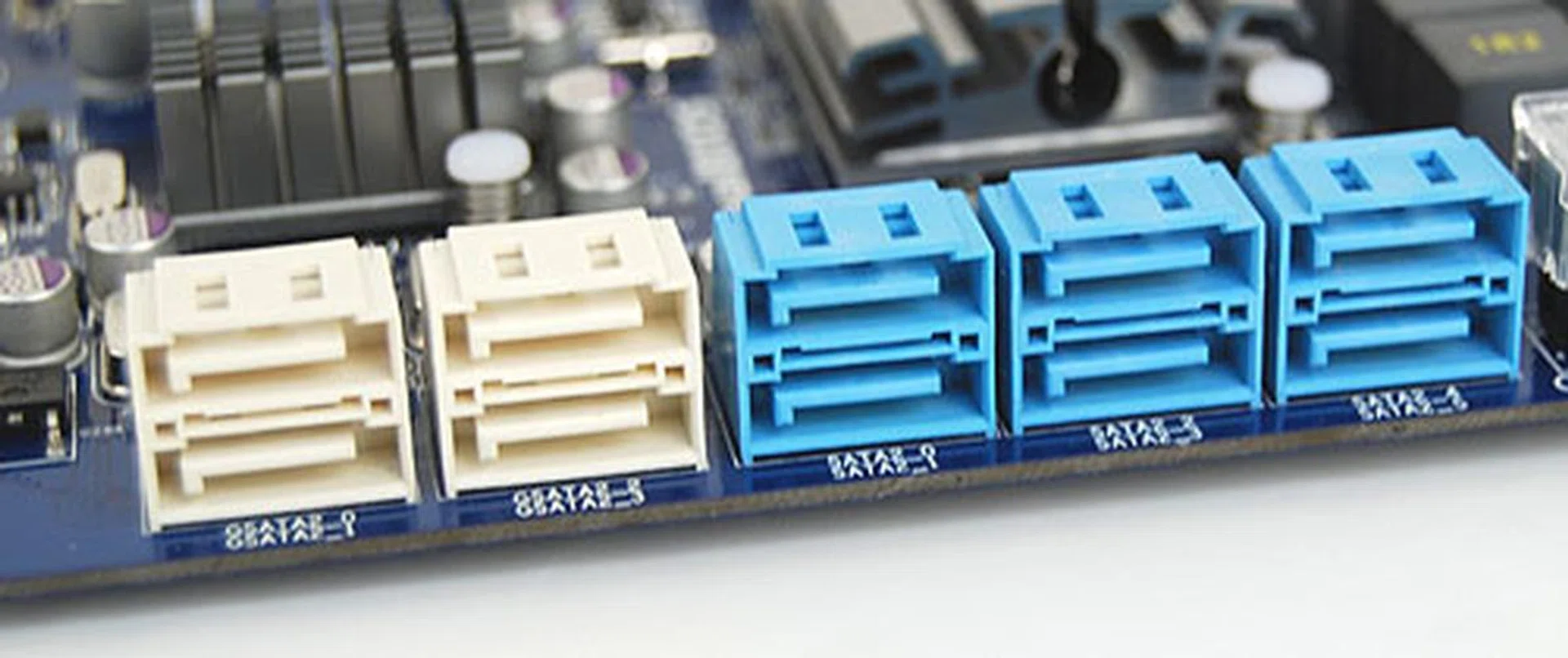 Gigabyte adds four more SATA ports to the six available from the AMD Southbridge. If you collect hard drives as a hobby, this is the board to get.