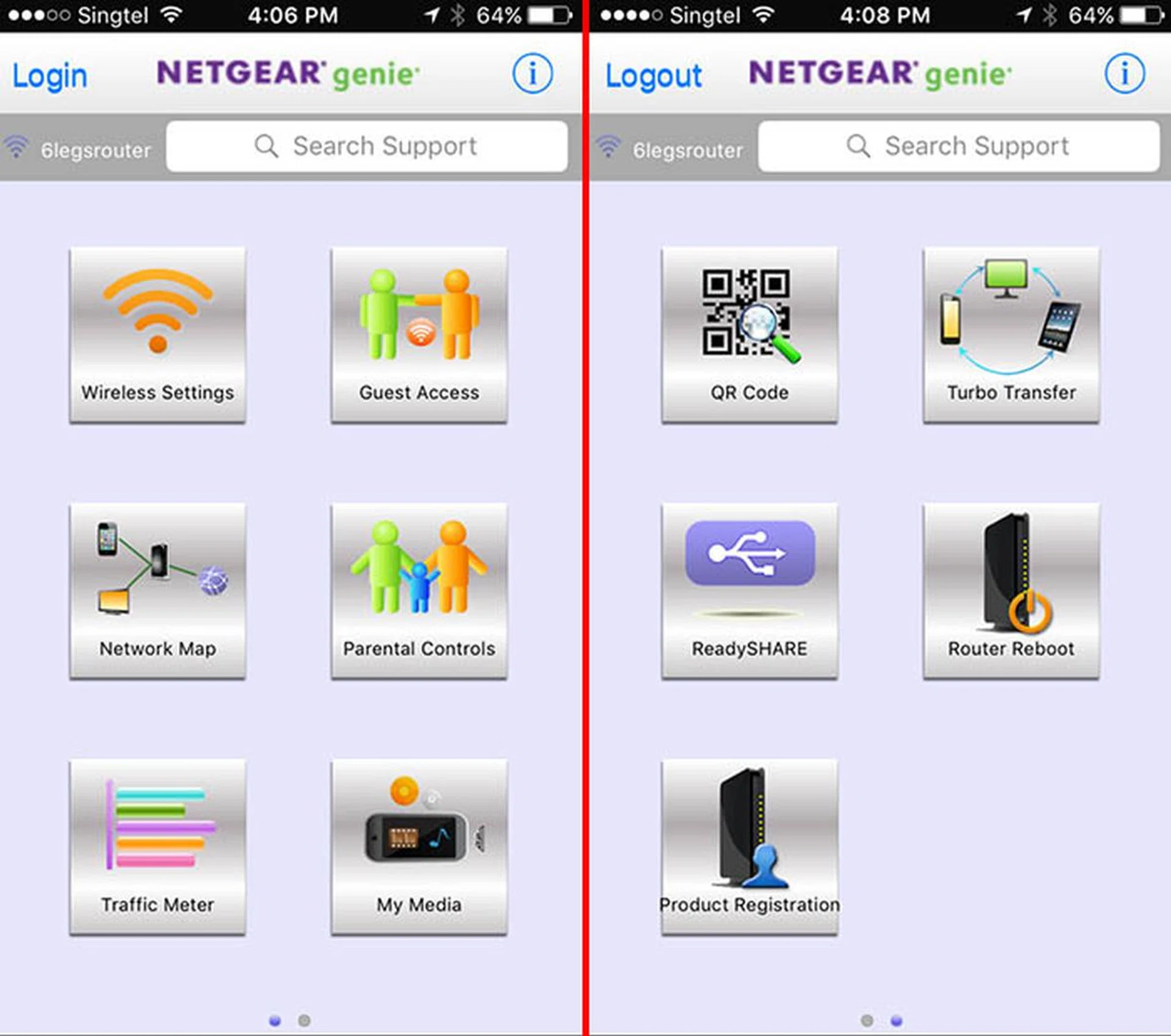 The accompanying Genie app lets you remotely manage your router and access content on storage devices connected to the router. 