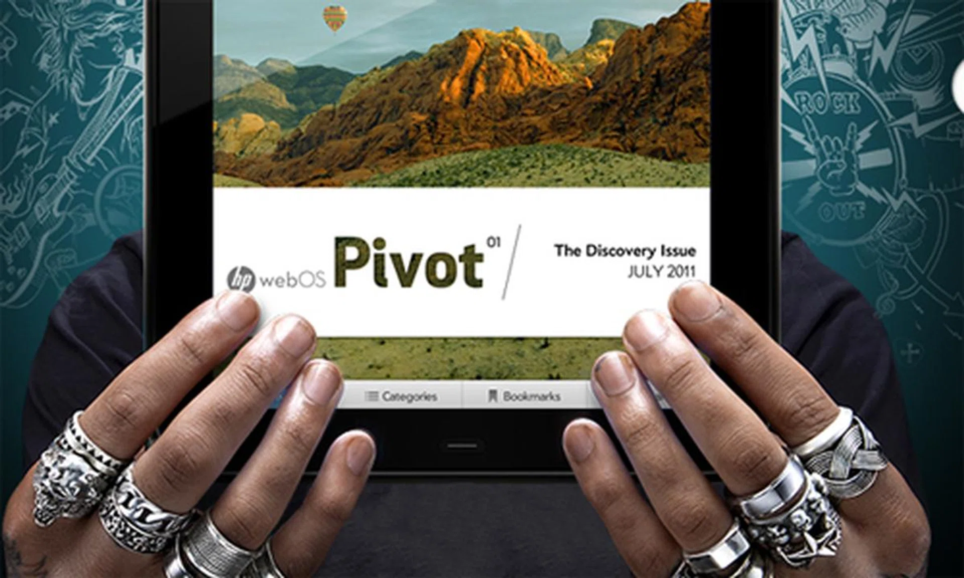 A monthly publication within the TouchPad, known as Pivot, brings editorial stories that highlights unique and interesting apps wiithin the App Catalog.