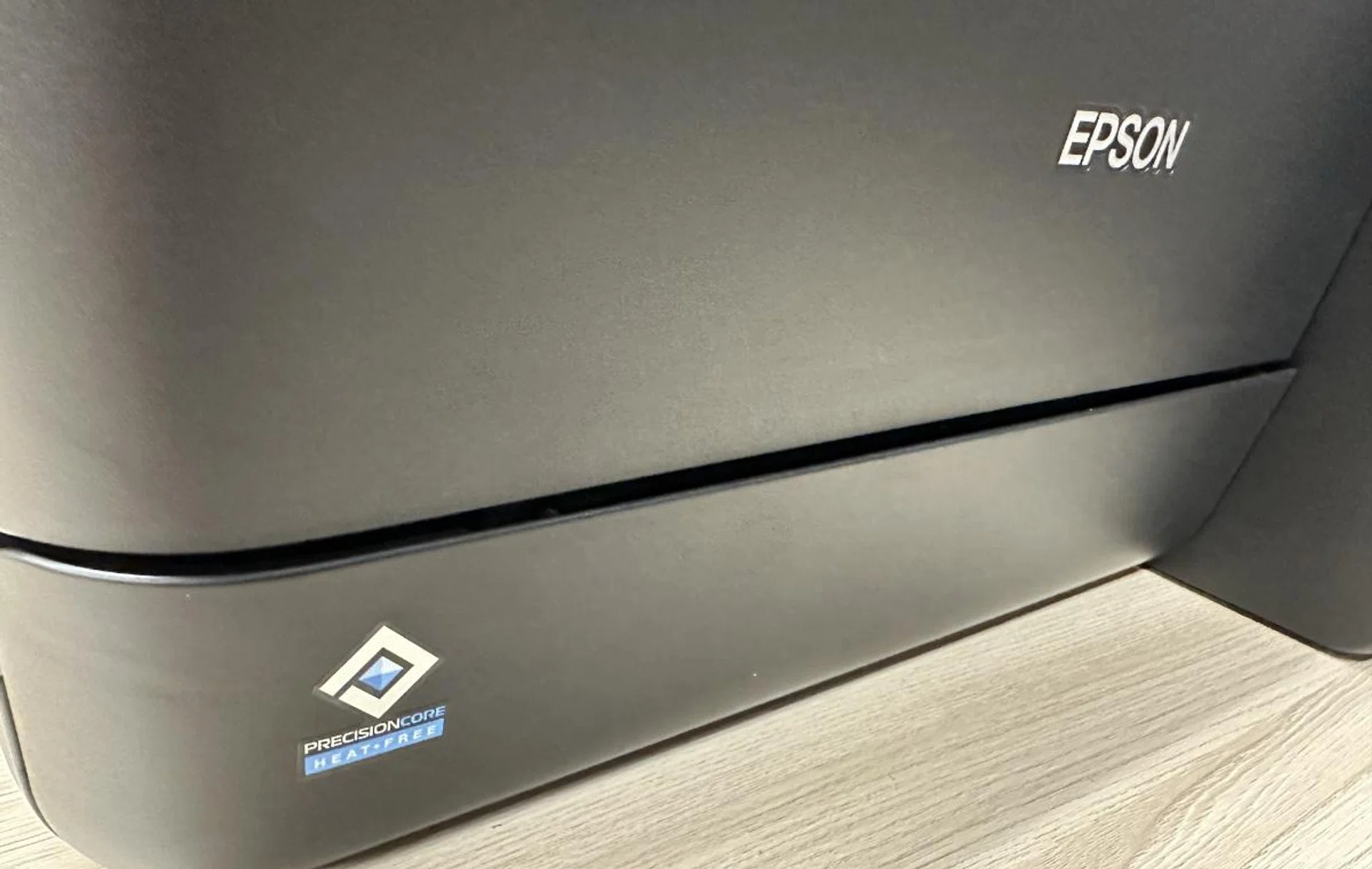 The paper tray also didn't always sit flush. 