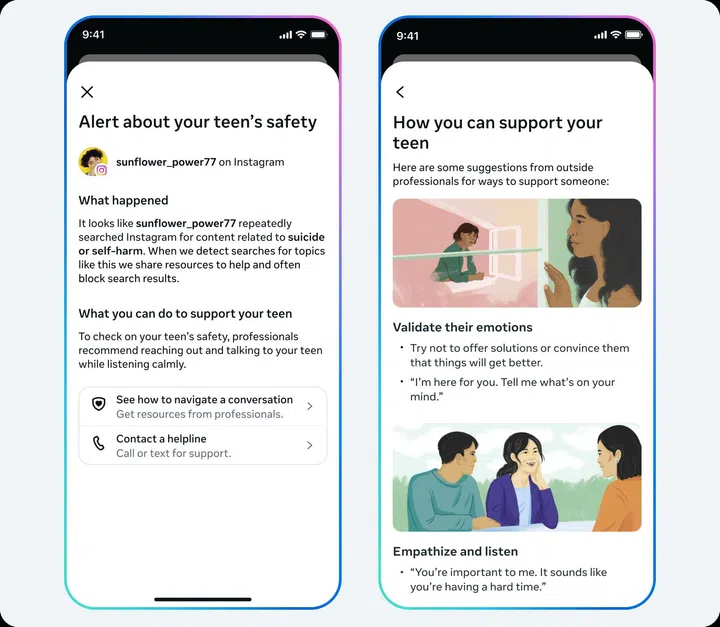 Instagram safety features