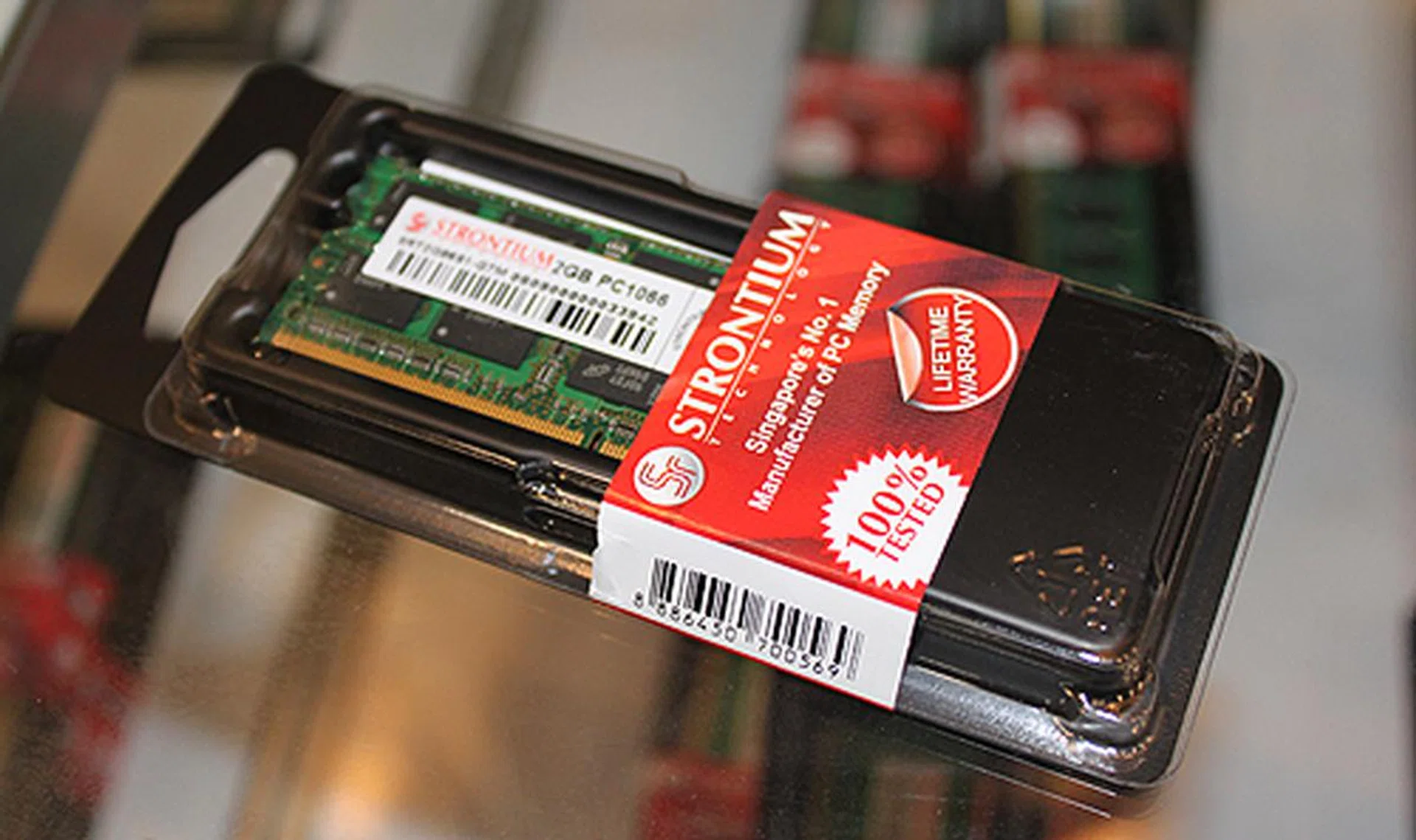 For casual users 2GB DDR3-1066 sticks can be had for $64.90 and comes with a free $5 NTUC voucher.