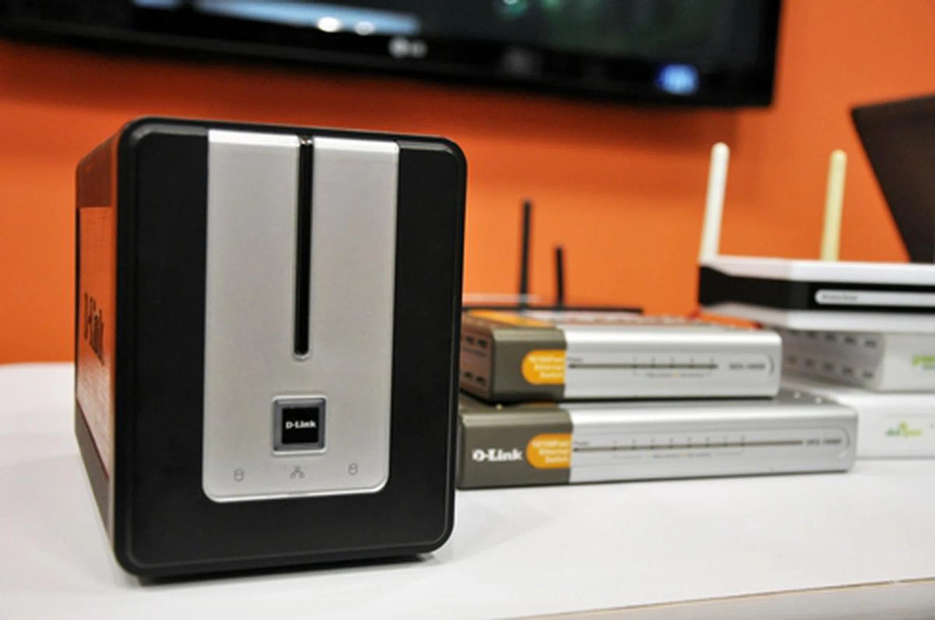 Looking for a NAS Drive? The DNS-323 2 Bay SATA-II comes with easy installation without tools, and a built-in FTP and iTunes Server. Priced at $199, with BitTorrent download.