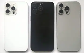 The Apple iPhone 16 Pro dummy units come in white titanium, black titanium and natural titanium. (Photo: @SonnyDickson)