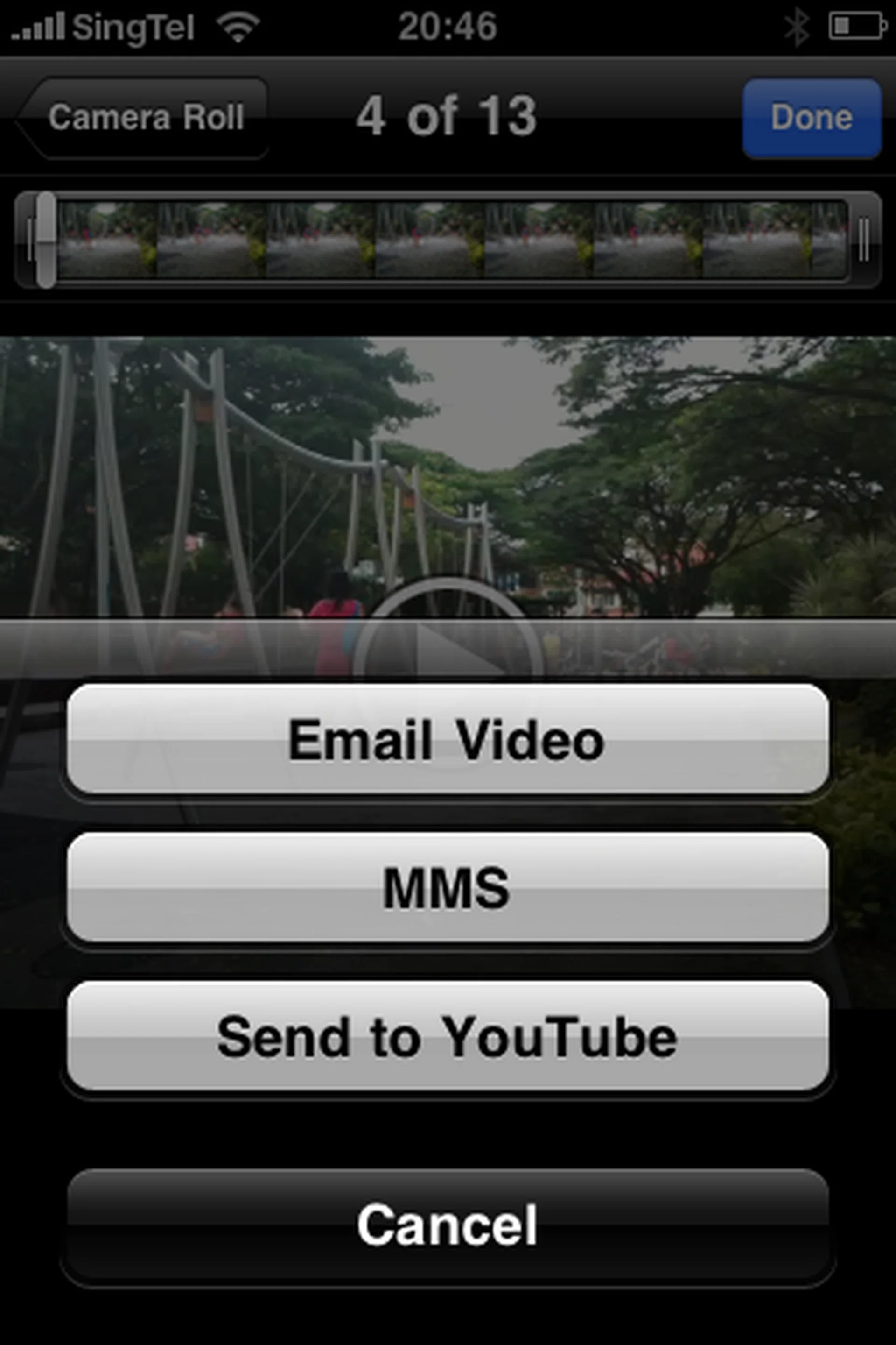 Shoot your video, trim it to the desired effect and upload it to YouTube, or MMS/Email the video to your friend - it's becoming that simple!