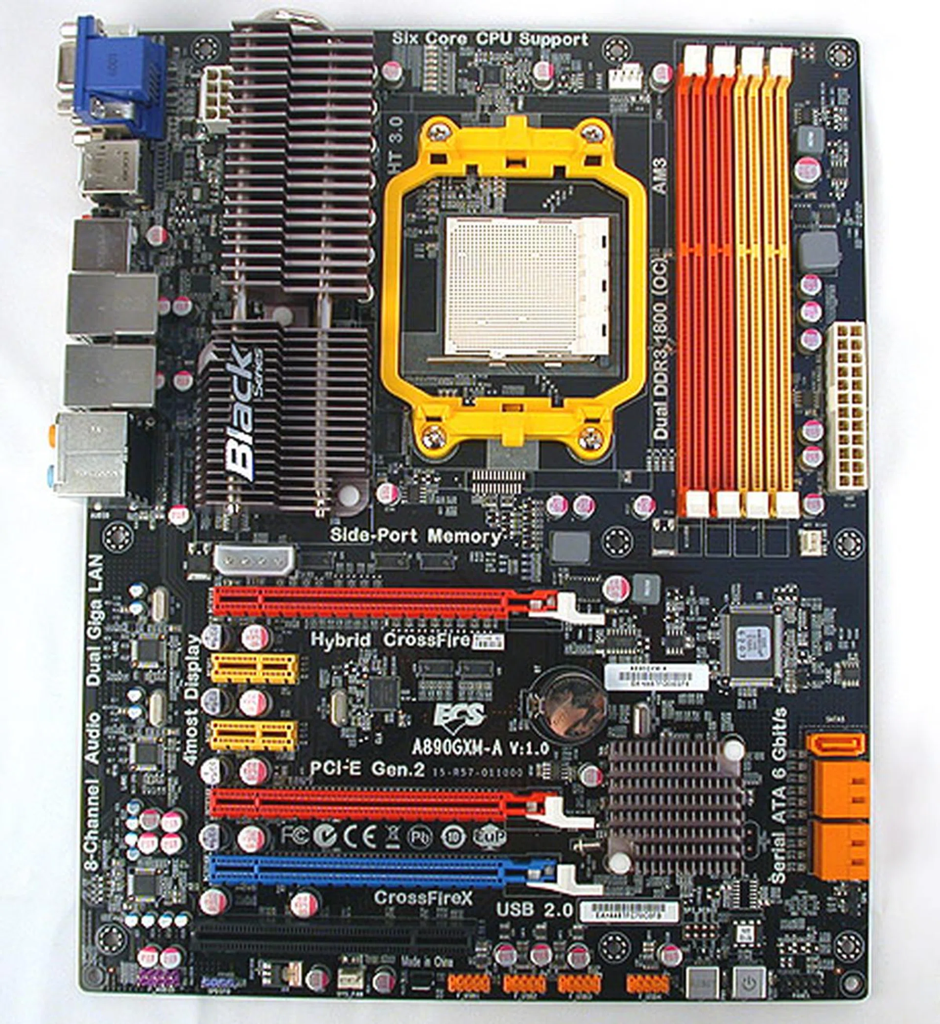 This ECS design looks quite familiar, from the colors used to the heatsink design, which seems to have been used in other Black series boards.