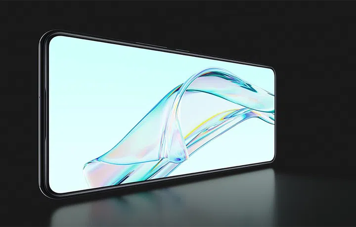 Axon 30 5G's under-display front camera offers a no-cutout screen.
