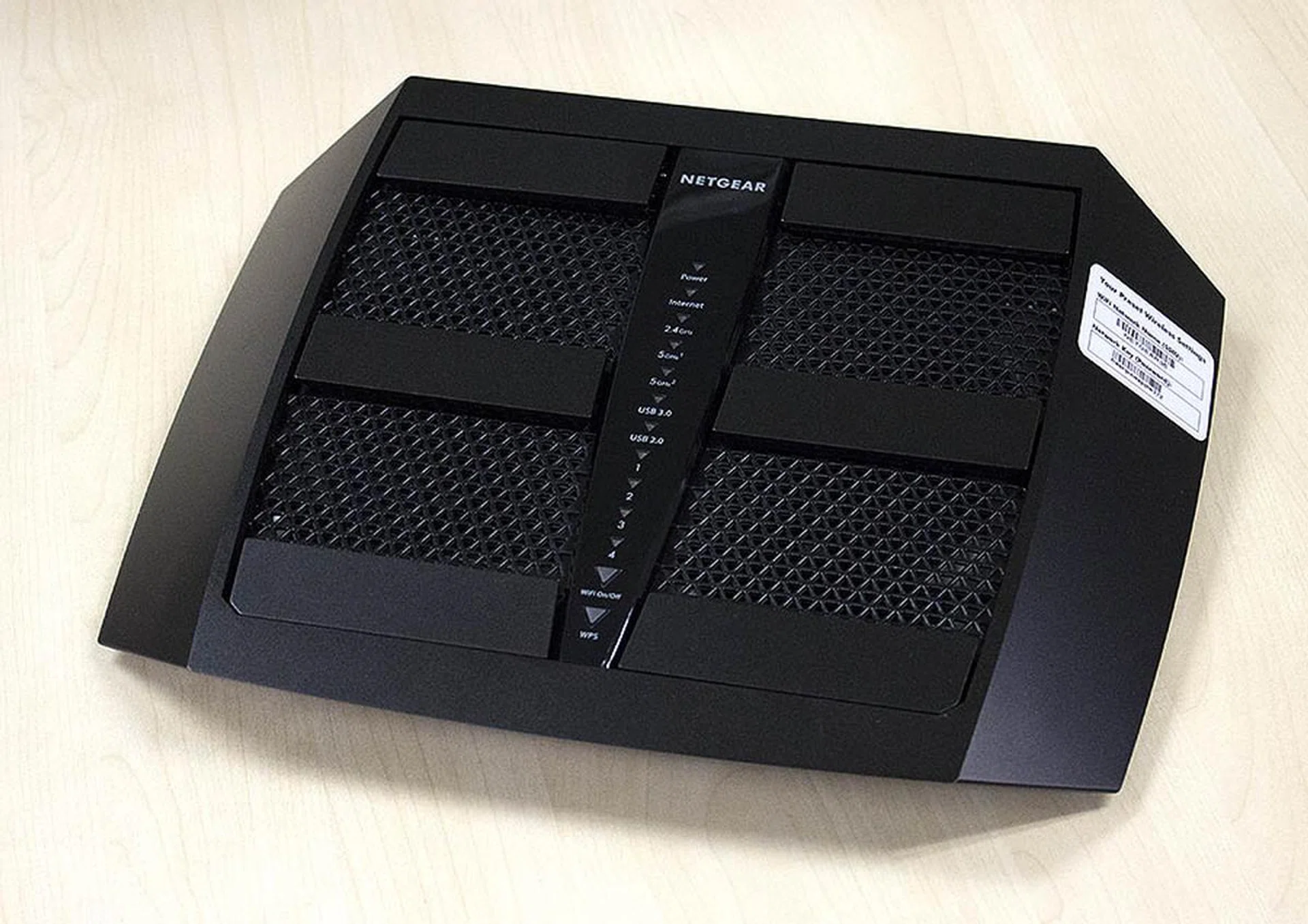 The antennas are non-removable but can be folded to make the Nighthawk X6 more compact.