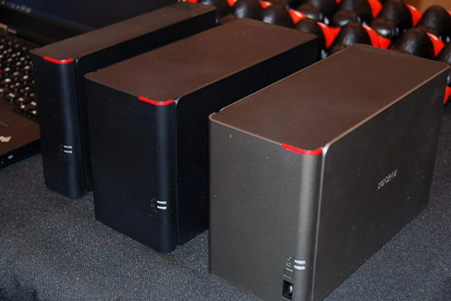 The new LinkStation 400 NAS devices.