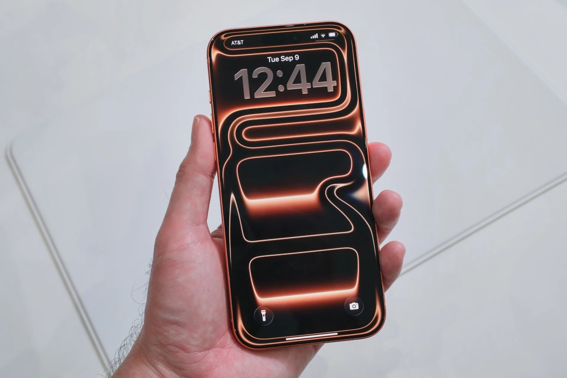 iPhone 17 Pro display