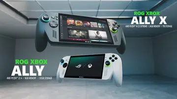 From Top: ROG Xbox Ally X, ROG Xbox Ally. Image: Microsoft