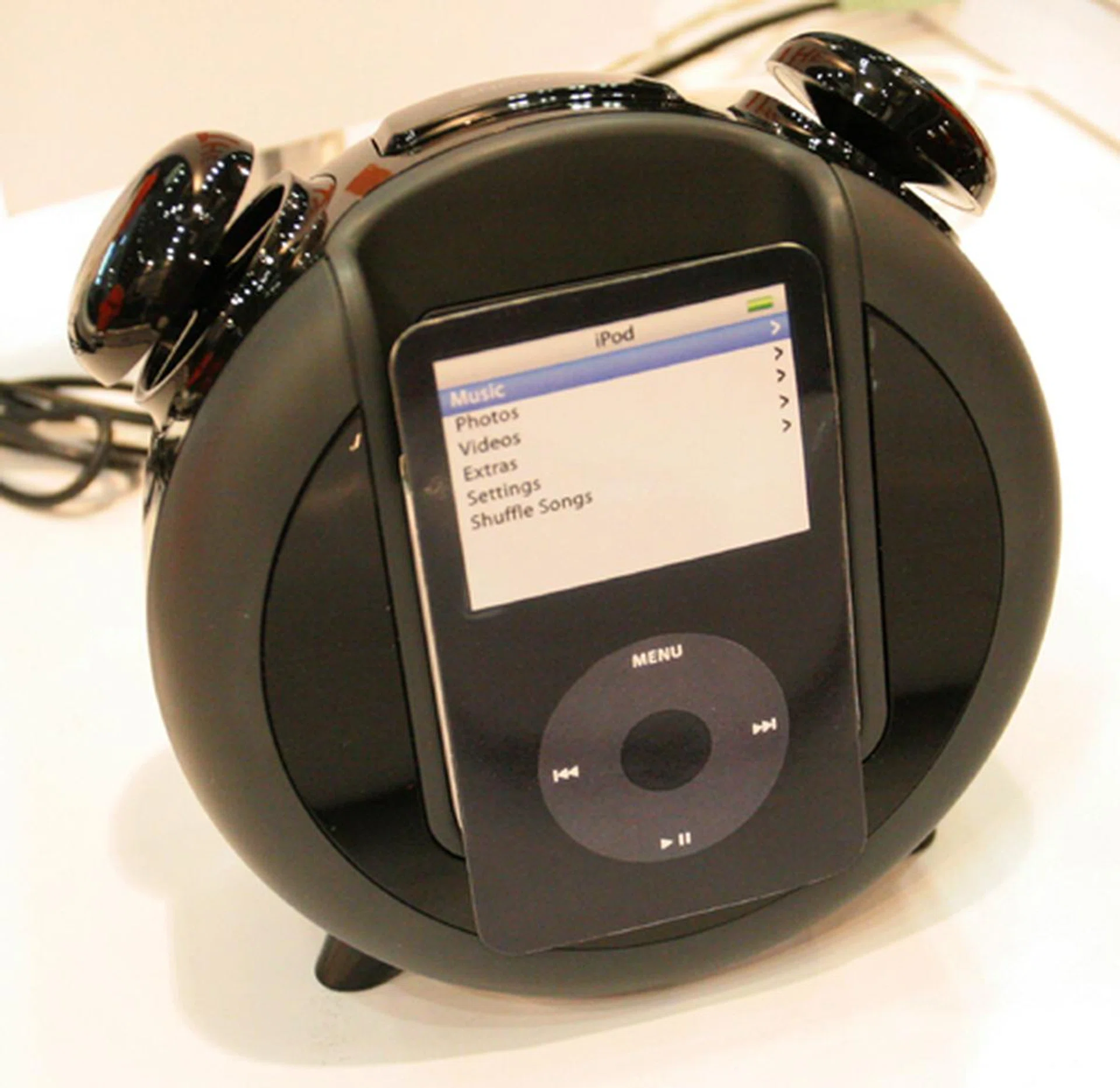  With $69, the Edifier i-F200 and its docking system for any standard iPod device, you'll be hard pressed to find an excuse to oversleep with its alarm system.  