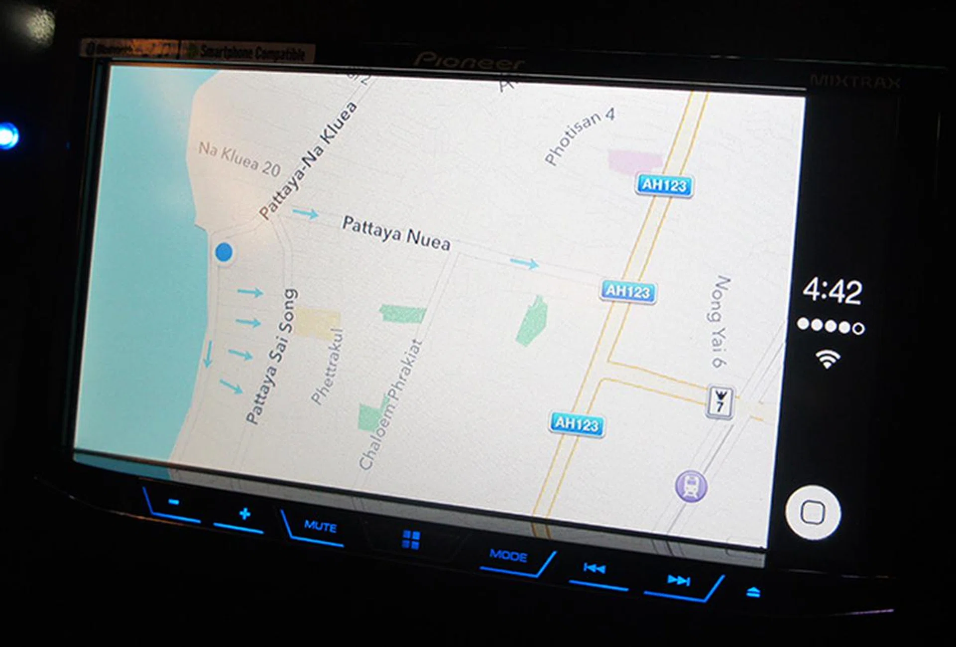 Use Apple's Maps app to navigate on CarPlay.