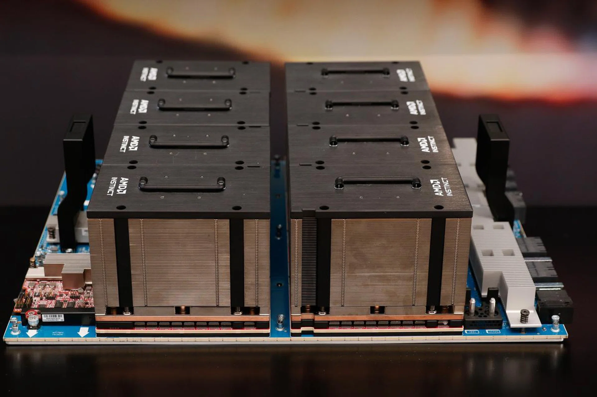 AMD Instinct MI300X GPU Platform. Photo Credit: AMD