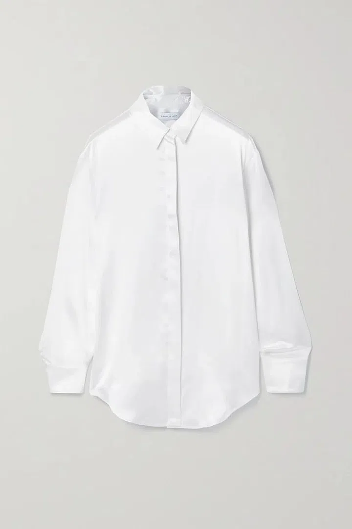 Boy Silk-Satin Shirt, $690, Michael Lo Sordo at Net-a-Porter. (Photo: Net-a-Porter)