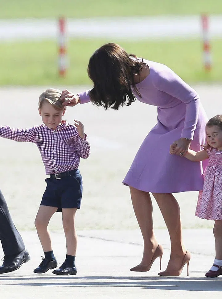 “He’s a little monkey,” Prince William, told the BBC. Photo: Getty 