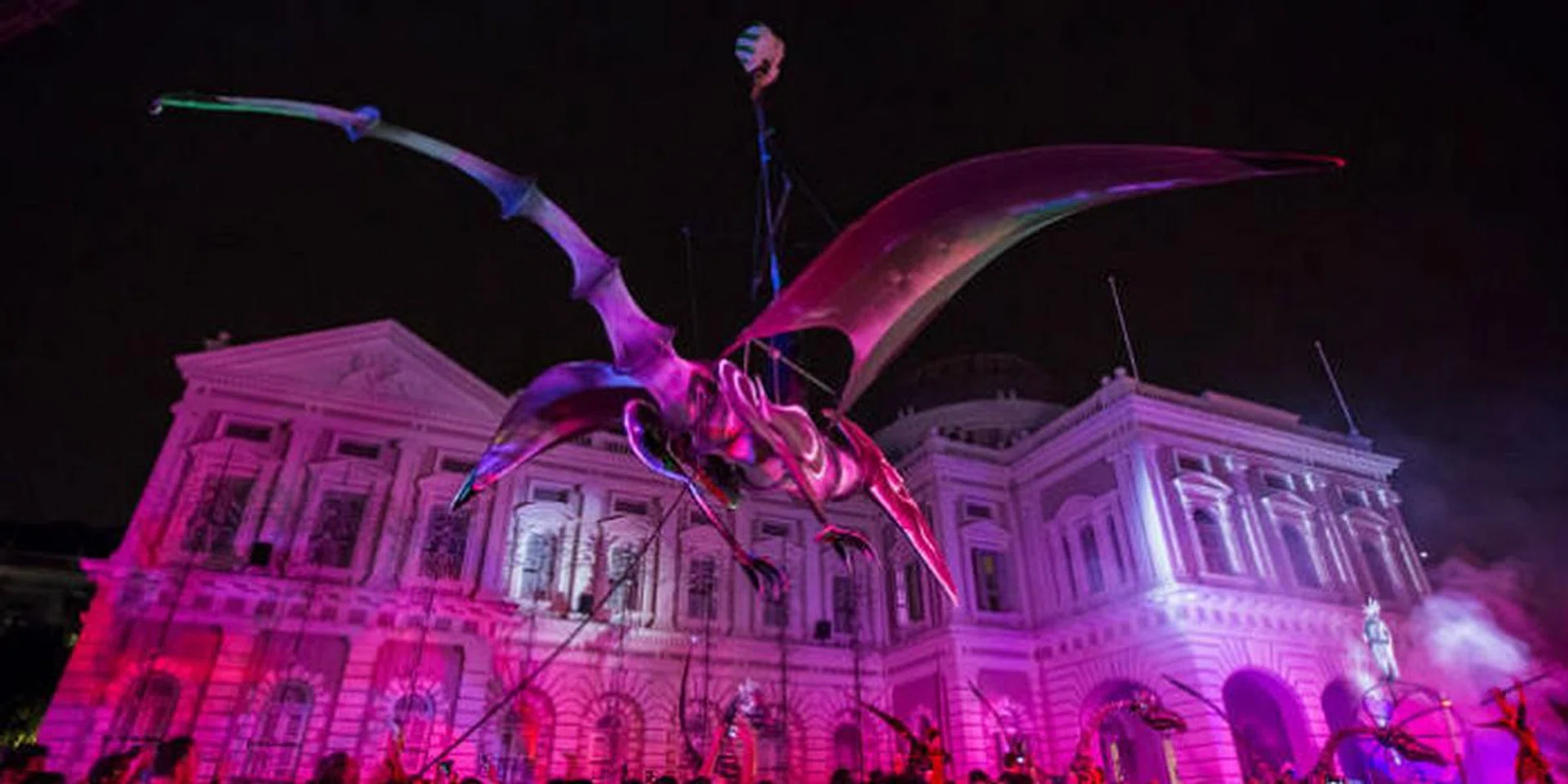 Invasion by Close Act. Photo: Singapore Night Festival