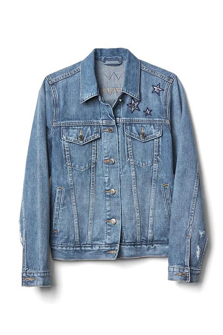 Embrace your inner superhero with Gap's Wonder Woman-themed denim jacket - the back is embroidered with the film's iconic emblem.
Wonder Woman jacket, £64.95, Gap