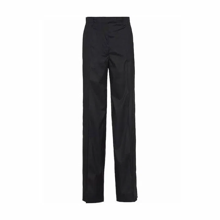 Straight-Leg Silk Trousers, $3,350, Prada at Farfetch