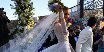 Ana Beatriz Barros Marries In Valentino