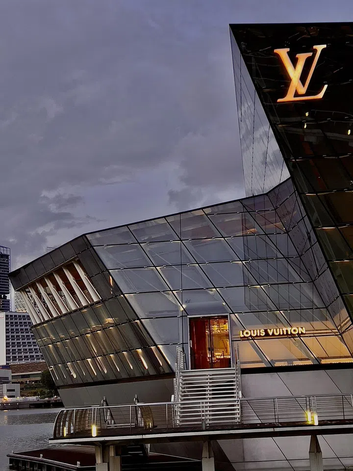 Photograph of the Louis Vuitton Island Store taken during the Marina Bay photo walk. Shot and edited on iPhone 13 Max Pro by Navin Pillay.