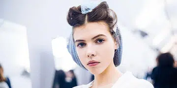 Backstage at Dior fall/winter 2017