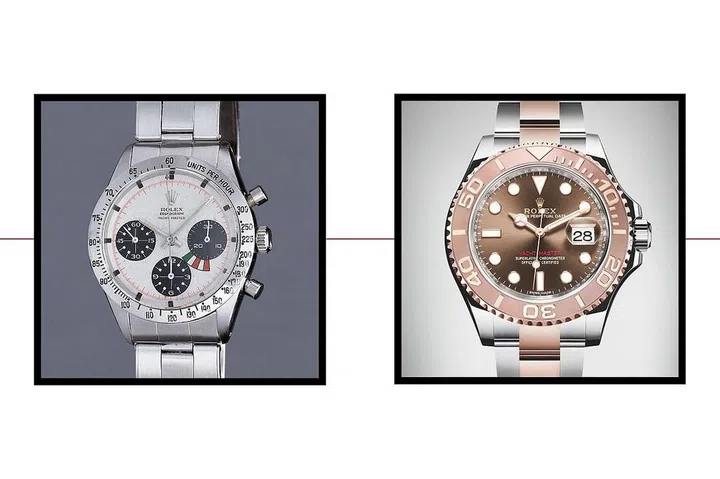 In 1992, the Yacht-Master was introduced as a highly functional watch for the sailing world. The waterproof watch features the characteristic bi-directional rotating bezel, used for calculating distance while on the water. The nautical watch was made for the first time this year in Everose Rolesor, the Rolex combination of steel and rose gold.

Scarcity for collectors often takes precedence over precious materials. A famed musician sold his Rolex Yacht-Master Prototype Reference 6239 for charity in 2003 for $125,000. One of only three in existence, the watch—an early precursor to the Yacht-Master we know today—was never offered to the public.
