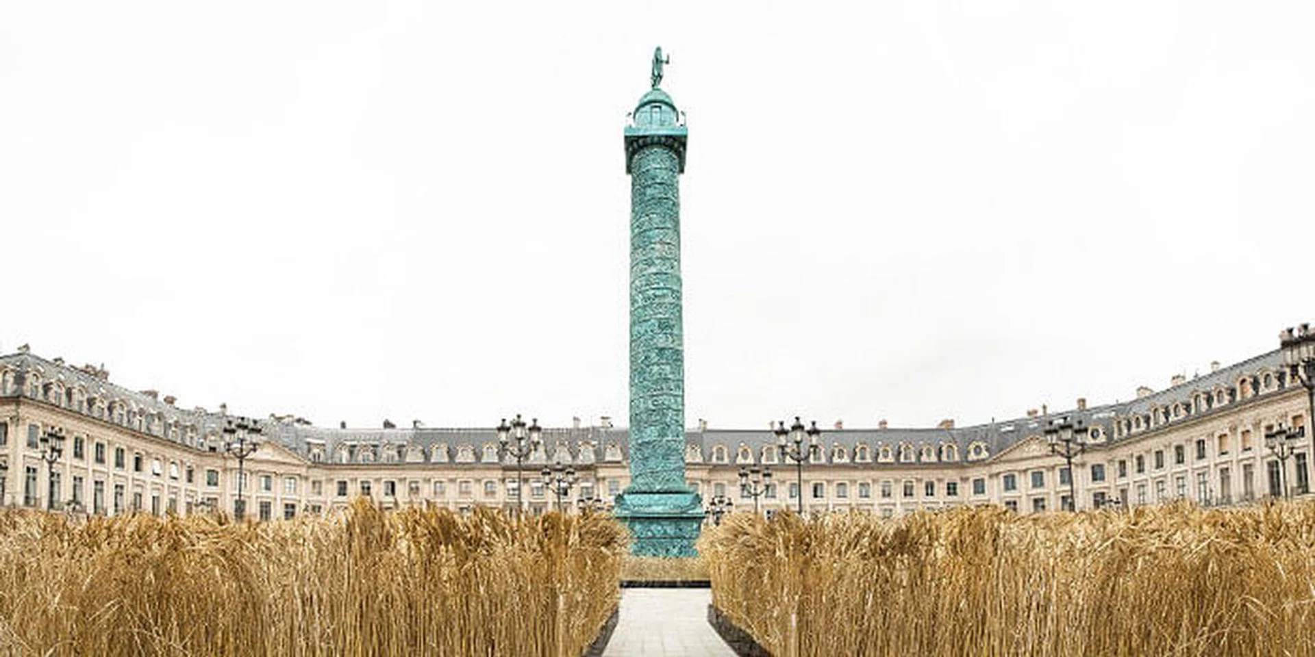 Blés Vendôme Installation at Place Vendôme