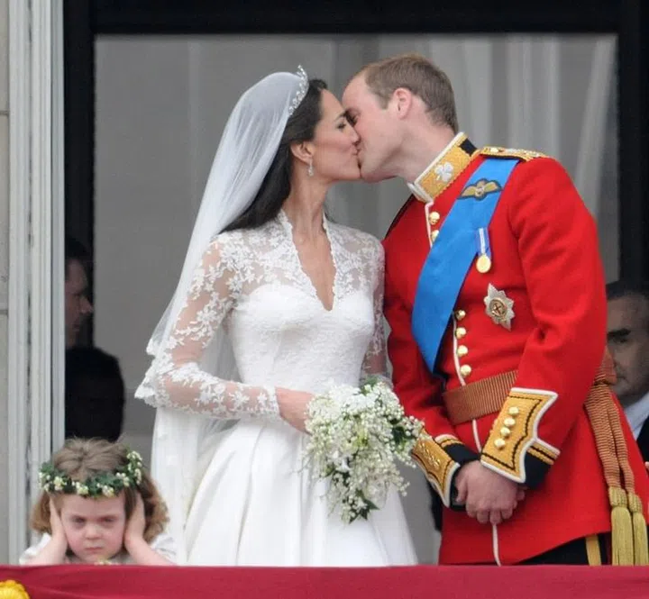 This may have been the most adorable part of their wedding.