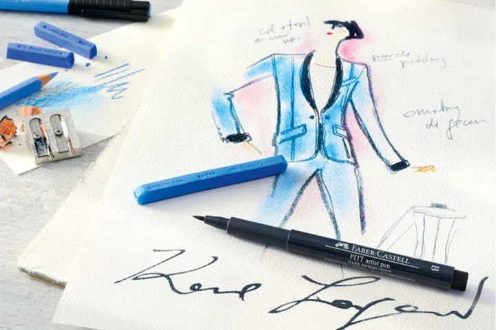 Karl Lagerfeld Lauches The Chicest Coloured Pencils You'll Ever Use