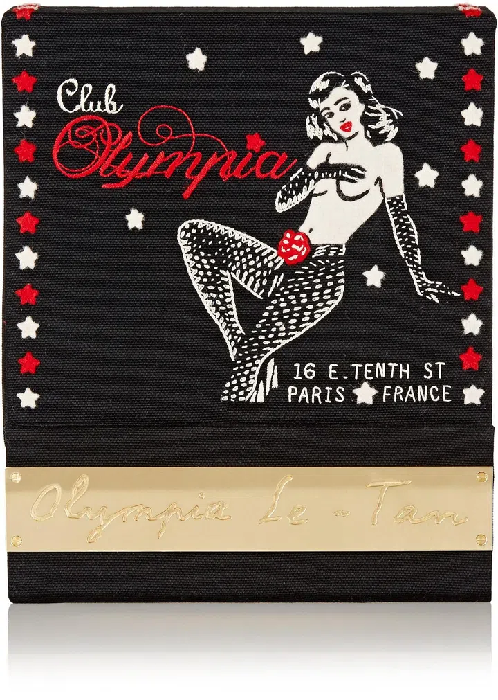 Club Olympia Embroidered Clutch