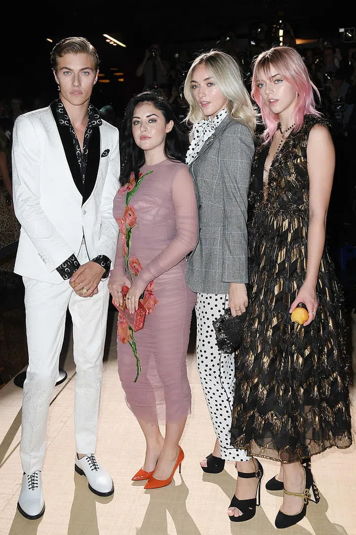 CLAIM TO FAME: The four siblings collectively have a band called The Atomics, while Lucky Blue and Pyper America are famous models.