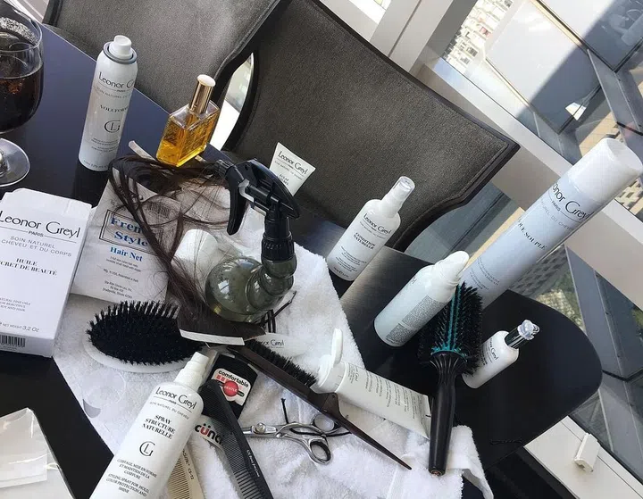 Vetica described Quynh's makeup set-up as perfect, and his as a "perfect mess." Photo: Getty 