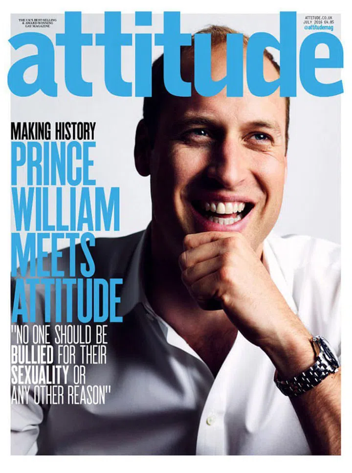 Duke Of Cambridge Stars On The Cover Of Attitude Magazine