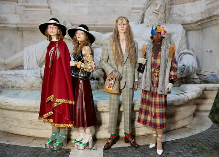 Gucci Cruise 2020, which will be the last cruise collection presented by the brand in a runway format. The brand will be cutting down to two collections a year.

Photo: Courtesy
