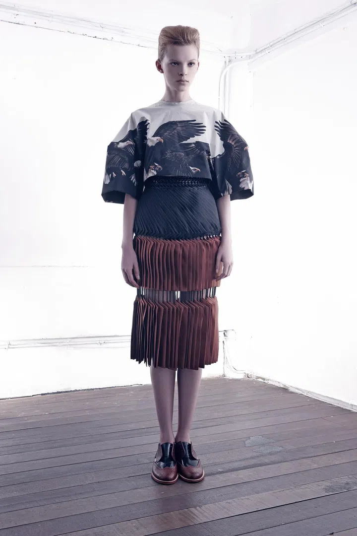 Exquisite pleating takes centrestage at Wisharawish