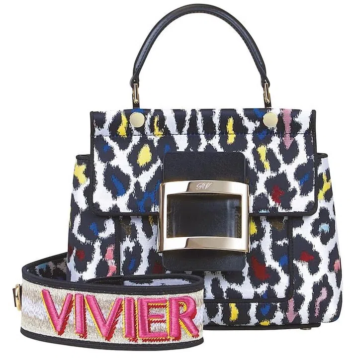 Printed leather bag (Photo: Roger Vivier)