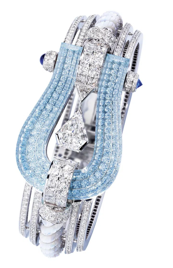 The Force 10 high jewellery bracelet with a FRED Hero Cut diamond. Photo: Courtesy of FRED