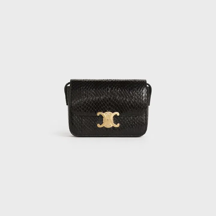 Celine Teen Triomphe Bag in Lizard